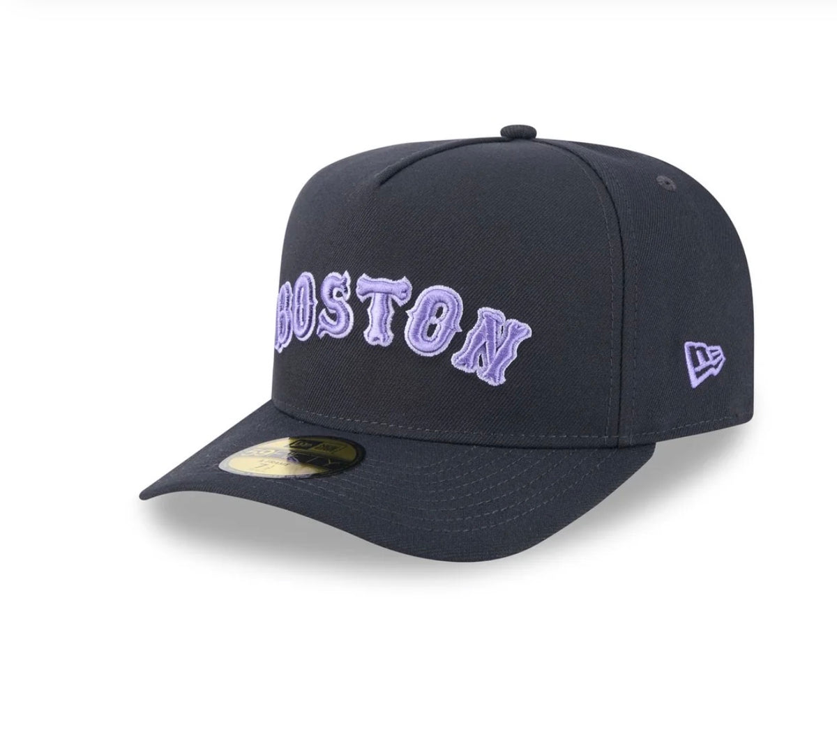 New Era Boston Red Sox 2004 World Series Champions 59FIFTY Fitted Hat – Navy/Purple