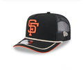 San Francisco Giants Vintage Team Rope 9FIFTY A-Frame Trucker Hat – Black/Orange
