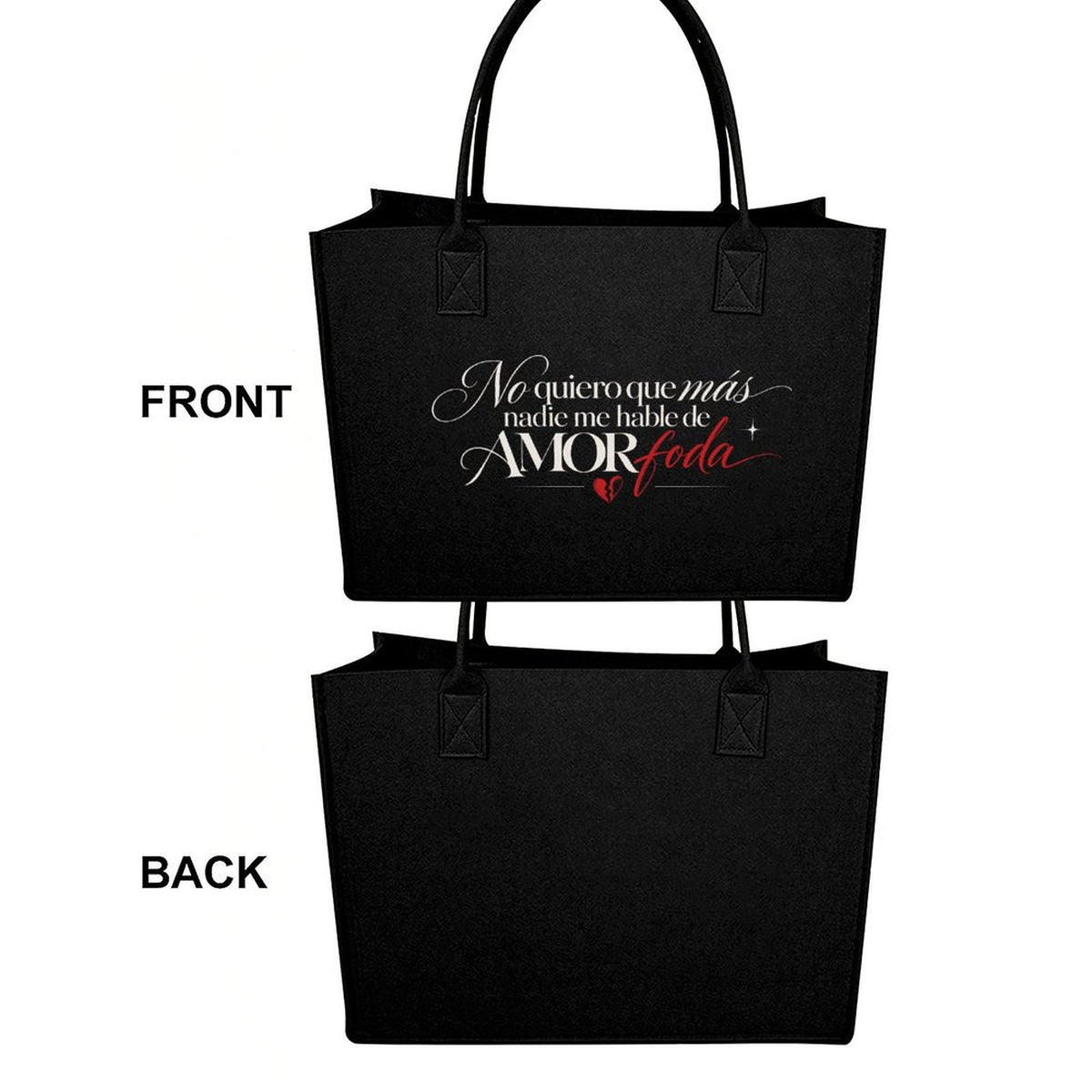 DTF 510gsm Felt Bag(Front Printing)