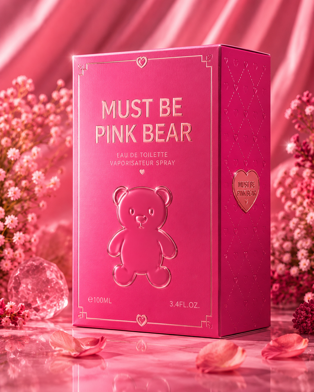 🐻🩷 Must Be Pink Bear | Perfume Árabe para Mujer